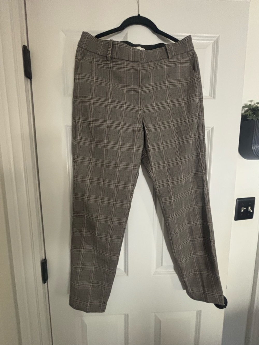 H&M Brown Plaid Women’s Dress Pants